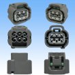 Photo5: [Yazaki Corporation] 090-type II series waterproof 6-pole coupler & terminal set type-1 (5)