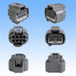 Photo2: [Yazaki Corporation] 090-type II series waterproof 8-pole female-coupler type-2 (2)