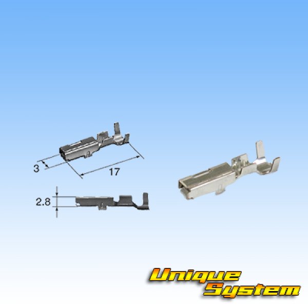 Photo6: [Yazaki Corporation] 090-type II series waterproof 4-pole coupler & terminal set type-2 (P5) (male-coupler only non-Yazaki) (6)