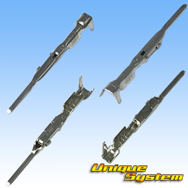 Photo4: [Yazaki Corporation] 025-type HS waterproof 6-pole male-coupler & terminal set (black) (4)