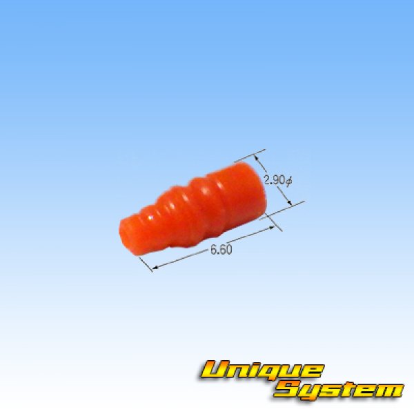 Photo5: [Yazaki Corporation] 025-type HS waterproof 6-pole male-coupler & terminal set (black) (5)