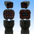 Photo3: [Yazaki Corporation] 070-type SWP waterproof 12-pole coupler & terminal set (with rear holder) (3)