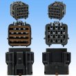 Photo5: [Yazaki Corporation] 070-type SWP waterproof 14-pole coupler & terminal set (with rear holder) (5)