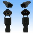 Photo3: [Yazaki Corporation] 070-type SWP waterproof 2-pole coupler & terminal set (with rear holder) (3)