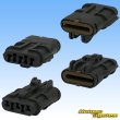 Photo4: [Yazaki Corporation] 070-type SWP waterproof 3-pole coupler & terminal set (with rear holder) (4)