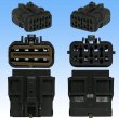 Photo5: [Yazaki Corporation] 070-type SWP waterproof 8-pole coupler & terminal set (with rear holder) (5)