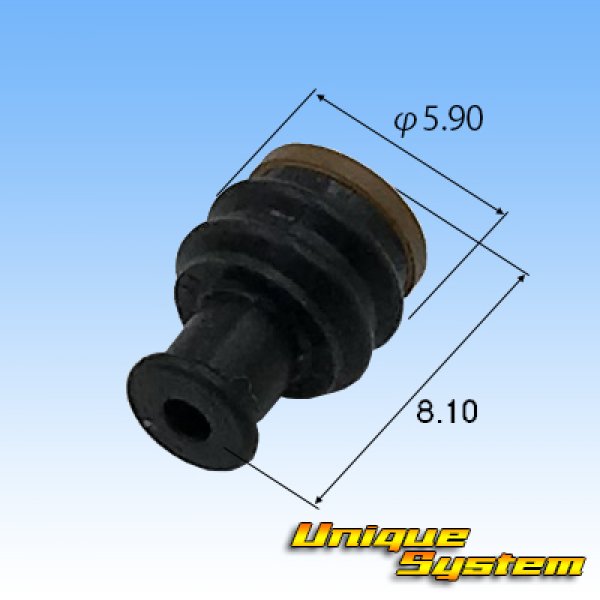 Photo5: [Yazaki Corporation] 070-type SWP waterproof 3-pole female-coupler & terminal set (with rear holder) (5)