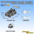 Photo6: [Yazaki Corporation] 250-type 58 connector X series waterproof 2-pole female-coupler & terminal set (with holder) type-2 (black) (6)