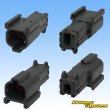 Photo2: [Yazaki Corporation] 250-type 58 connector X series waterproof 1-pole male-coupler & terminal set (2)