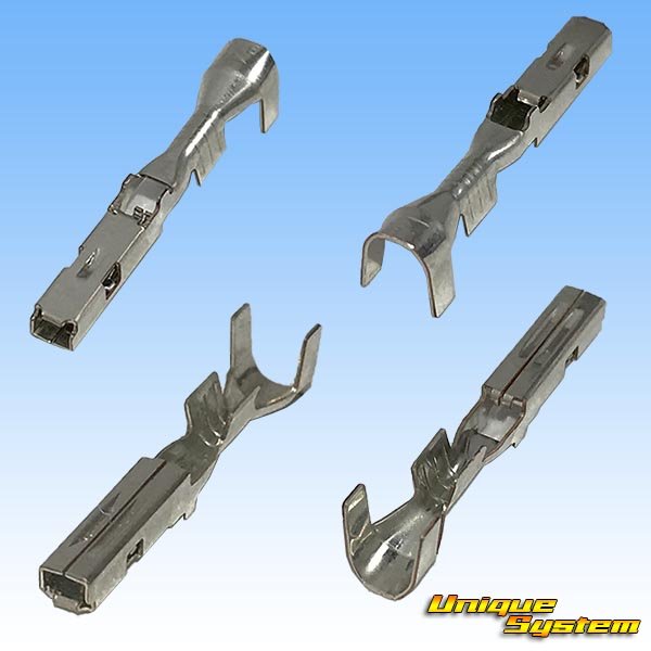 Photo4: [Yazaki Corporation] 060-type 62Z series waterproof 2-pole female-coupler with retainer & terminal set type-1 (gray) (4)