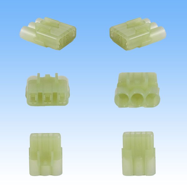 Photo2: [Sumitomo Wiring Systems] 090-type HM waterproof 3-pole female-coupler (2)