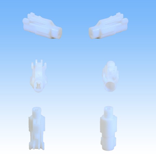 Photo2: [Sumitomo Wiring Systems] 090-type MT waterproof 1-pole female-coupler & terminal set (2)