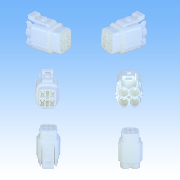 Photo2: [Sumitomo Wiring Systems] 090-type MT waterproof 4-pole female-coupler (2)