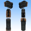 Photo3: [Yazaki Corporation] 375-type L-type non-waterproof 2-pole coupler & terminal set with rear holder (3)