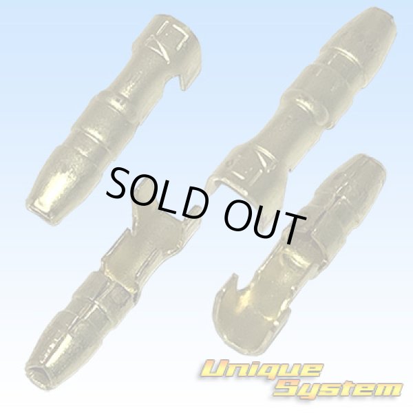 Photo2: [Yazaki Corporation] bullet-terminal waterproof-type male & female-terminal sleeve set (pink) (for 2.0mm2) (2)