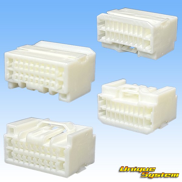 Photo2: [Yazaki Corporation] 040 III-type + 090-type II hybrid non-waterproof 20-pole female-coupler (2)