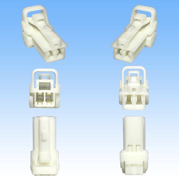 Photo3: [Yazaki Corporation] 060-type 62C non-waterproof 2-pole female-coupler & terminal set (3)