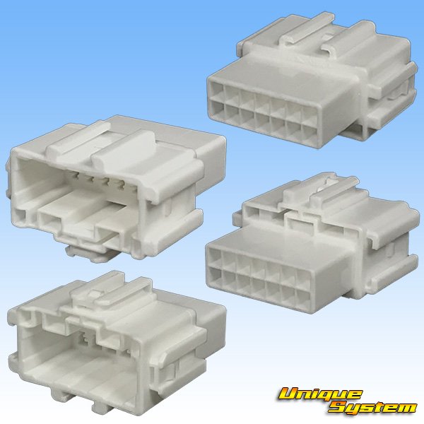 Photo2: [Yazaki Corporation] 060-typeLC (HLC) non-waterproof 14-pole male-coupler (2)