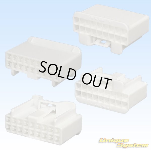 Photo2: [Yazaki Corporation] 060-typeLC (HLC) non-waterproof 18-pole female-coupler & terminal set (2)