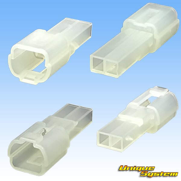 Photo2: [Yazaki Corporation] 090-type I non-waterproof 2-pole coupler & terminal set (2)