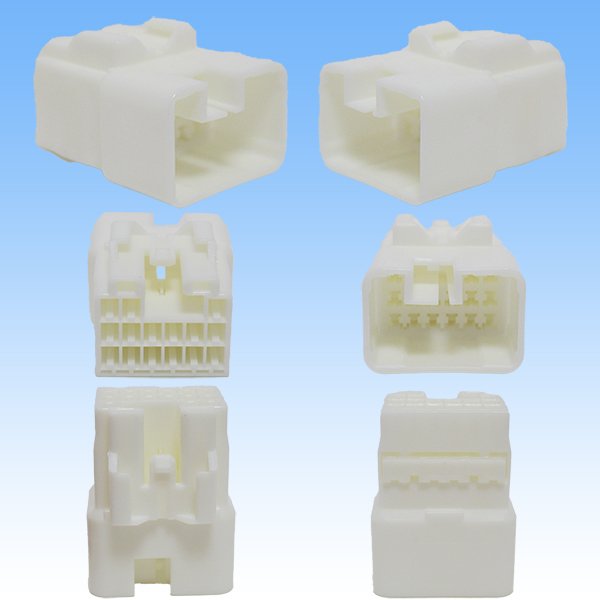 Photo2: [Yazaki Corporation] 090-type II non-waterproof 15-pole coupler & terminal set (2)