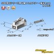 Photo4: [Yazaki Corporation] 090-type II non-waterproof 2-pole female-coupler & terminal set type-3 (male side can be used with or without bracket) (4)