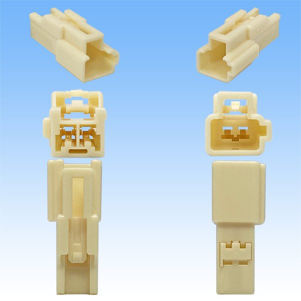 Photo3: [Yazaki Corporation] 090-type II non-waterproof 2-pole coupler & terminal set type-3 (no male bracket) (3)
