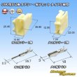 Photo1: [Yazaki Corporation] 090-type II non-waterproof 2-pole coupler & terminal set type-5 vertical-type (1)