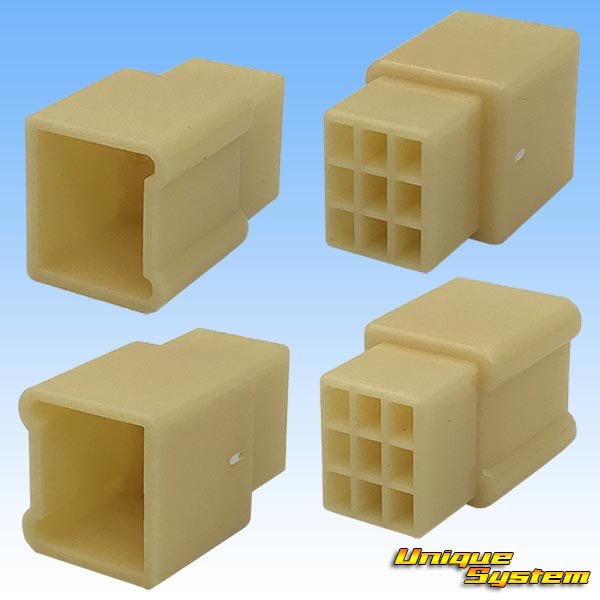 Photo2: [Yazaki Corporation] 110-type no-lock non-waterproof 9-pole male-coupler (2)