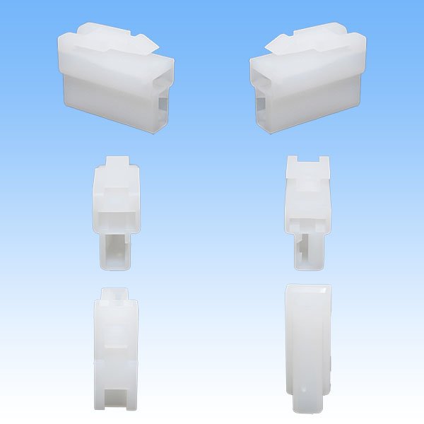 Photo2: [Yazaki Corporation] 250-type CN (A) non-waterproof 2-pole female-coupler & terminal set (2)