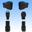 Photo2: [Yazaki Corporation] 250-type CN (A) non-waterproof 2-pole male-coupler & terminal set (black) (2)