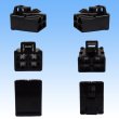 Photo3: [Yazaki Corporation] 250-type CN (A) non-waterproof 4-pole coupler & terminal set (black) (3)