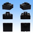 Photo2: [Yazaki Corporation] 250-type CN (A) non-waterproof 6-pole female-coupler & terminal set (black) (2)