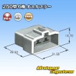 Photo3: [Yazaki Corporation] 250-type CN (A) non-waterproof 6-pole male-coupler (3)