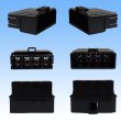 Photo2: [Yazaki Corporation] 250-type CN (A) non-waterproof 8-pole coupler & terminal set (black) (2)