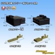 Photo1: [Yazaki Corporation] 250-type CN (A) non-waterproof 8-pole coupler & terminal set (black) (1)