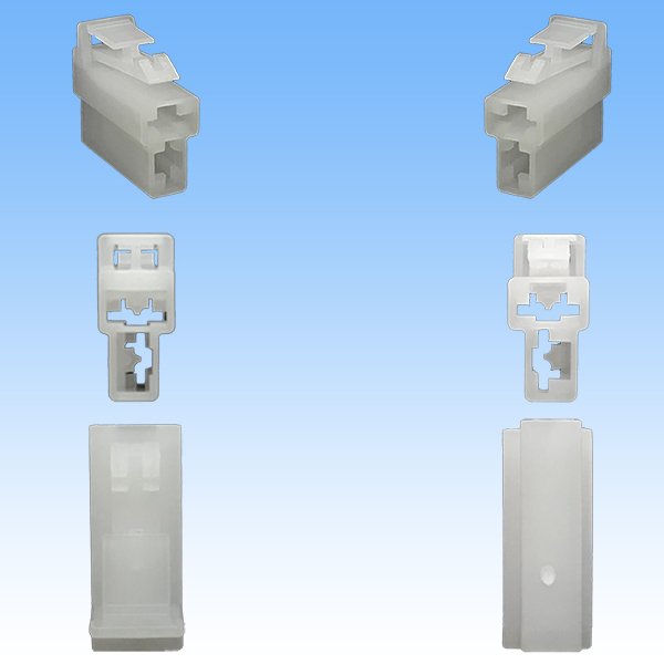 Photo5: [Yazaki Corporation] 250-type CN (B) non-waterproof 2-pole coupler & terminal set (5)