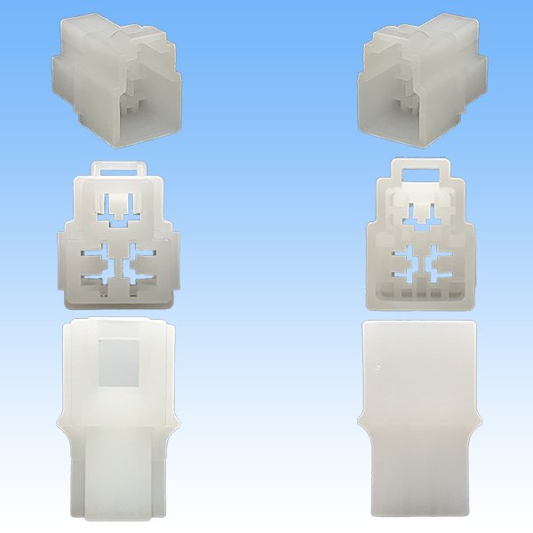 Photo3: [Yazaki Corporation] 250-type CN (B) non-waterproof 3-pole coupler & terminal set (3)