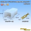 Photo1: [Yazaki Corporation] 305-type (for fusible link electric wires, etc) non-waterproof 2-pole male-coupler & terminal set (1)